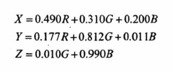 光谱三刺激值计算公式