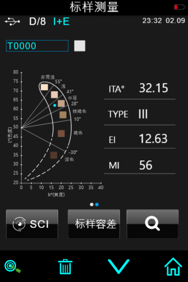 PS08皮肤测色仪