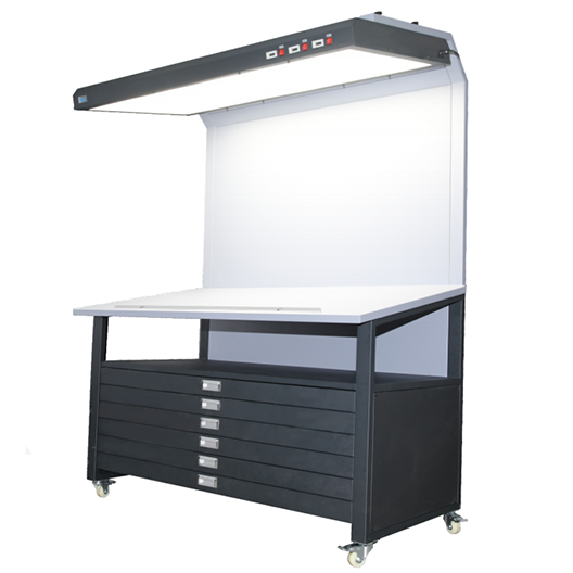 CC150(LED)-B 立式看样台(对色灯箱)