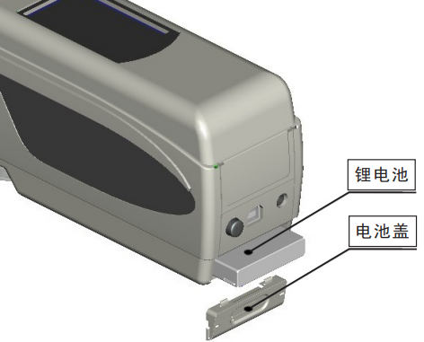 塑胶色差仪电池安装