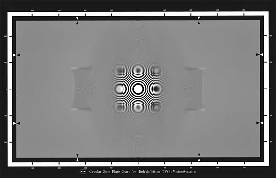 ITE高清晰度电视系统圆形区域测试图